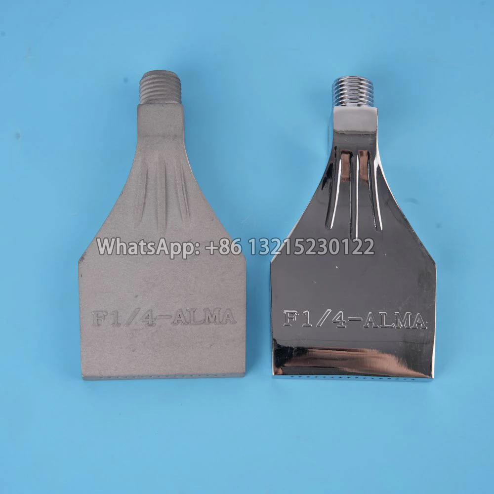 

Metal Air Blow Flat Nozzle, Aluminum Alloy Blow Jet, Paint Nozzle, 1/4 BSPT, F1/4-ALMA, Dust Removal