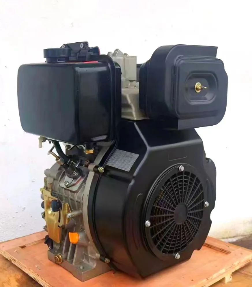 

190F 192F Electric Start Single Cylinder Air Cooled Diesel Engine /8hp 10hp Direct Injection 4 Stroke Mechanical Diesel Engine