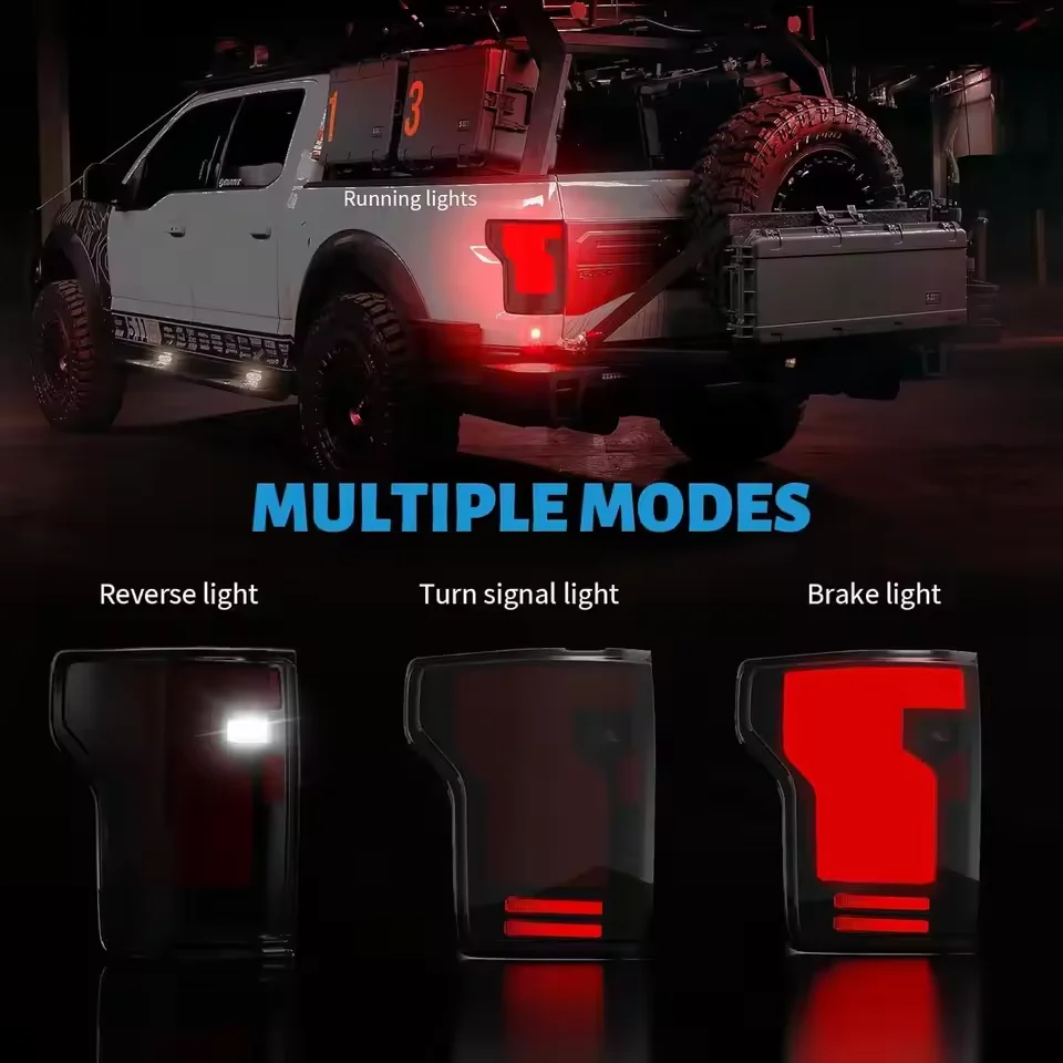 TYPY LED Tail Lights for Ford F150 2015 - 2020 Starting Animated Taillight Dynamic Turn Signal Lights Brake Reverse Running Lights