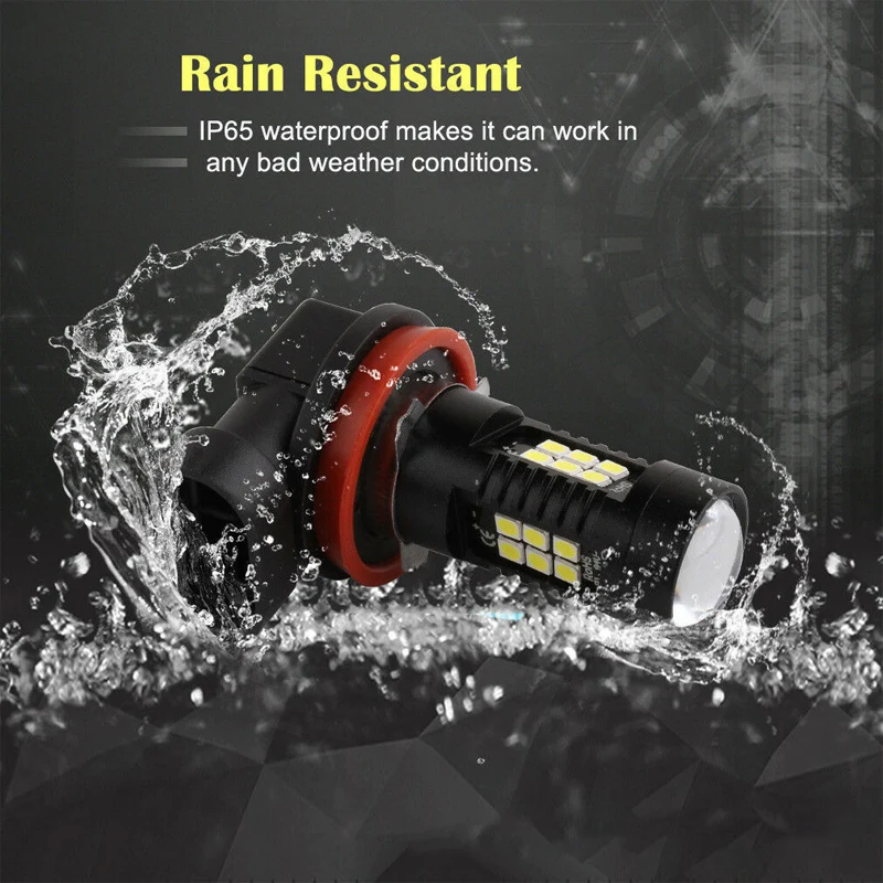2Pcs Canbus H8 LED Fog Light Bulb for VW Polo Mk5 Gti Hatch 6R 6C 61 2009 2010 2011 2012 2013 2014 2015-2017 LED Headlight Lamps
