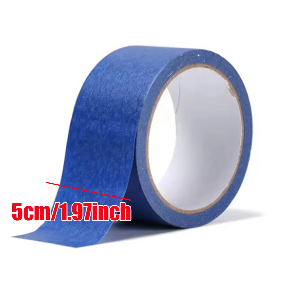 10pcs Blue Painter Tape Masking Tape with Adhesive Backing, Ideal for Home, Office, School, DIY Art, Crafts, and Labels ﻿