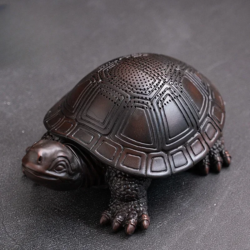Jianshui Purple Pottery Turtle Decoration Tea Pet Tea Filter Tea Ceremony Accessories  Tray Decoration