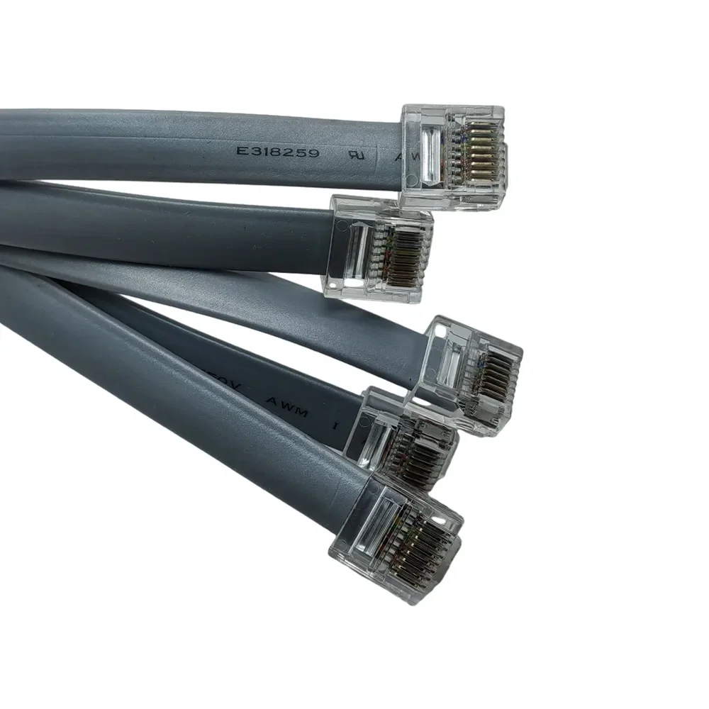10cm 20cm 30cm 60cm 1m 1.5mCable 8P8C Flat UTP Ethernet Network Cable RJ45 Patch LAN cable Black/ Grey Color
