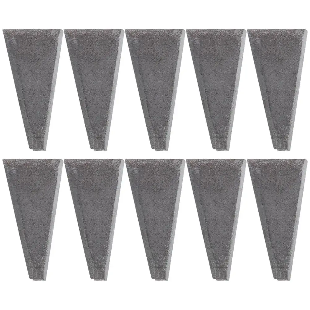 

10pcs Triangle Reinforcement Tool Durable Carbon Steel Axe Wedge For Home Hammer Axe Repair Practical Nail Installation