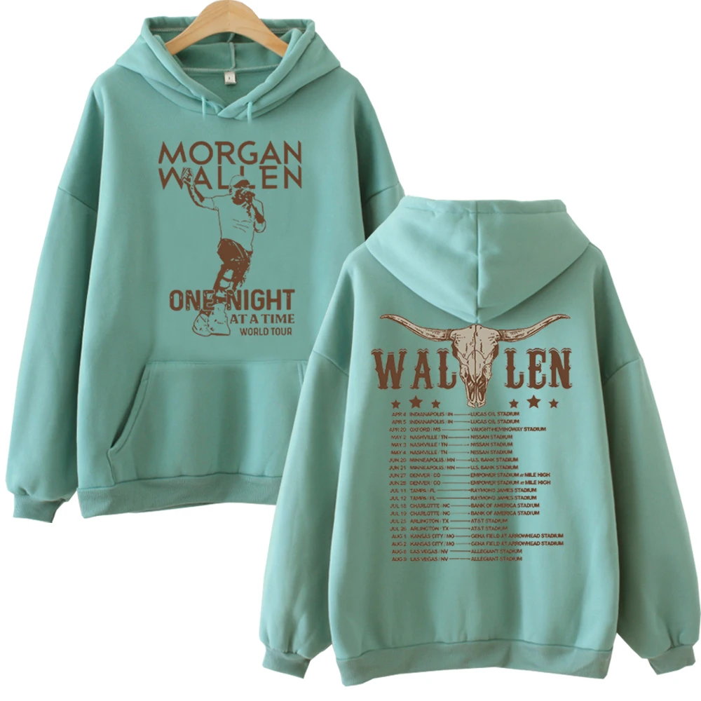 Morgan Wallen Hoodie Wallen One Night At A Time Tour Hoodie Morgan Wallen Merch Pullover Tops Streetwear Unisex