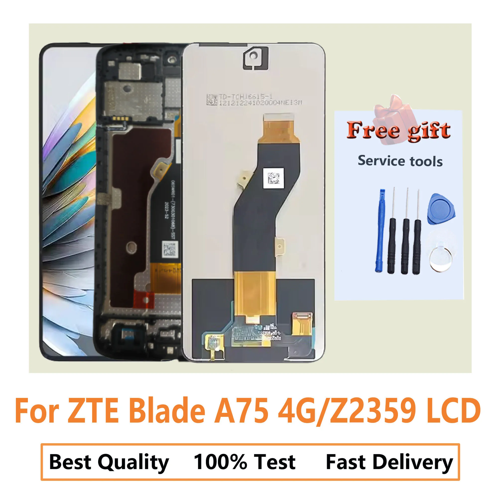 توصية وتحليل لشاشة LCD لجهاز ZTE Blade A75 4G: نموذج مدمج مثالي للاستبدال