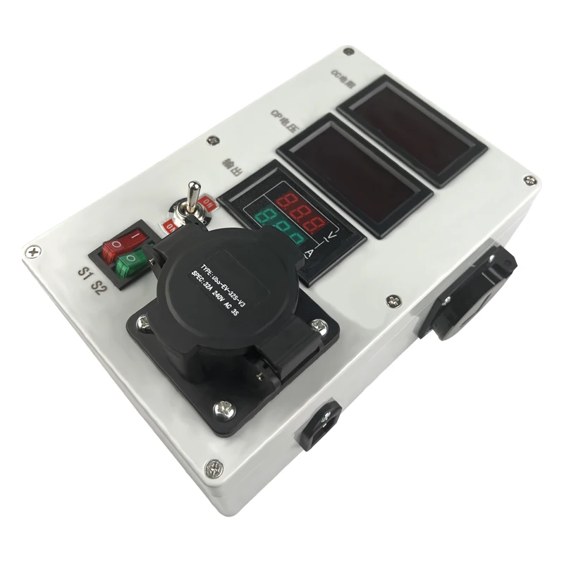 AC EV charging pile tester type2 J1772 type 1 Testing Equipment Suitable for 380V 22KW 220V 7KW charging Station