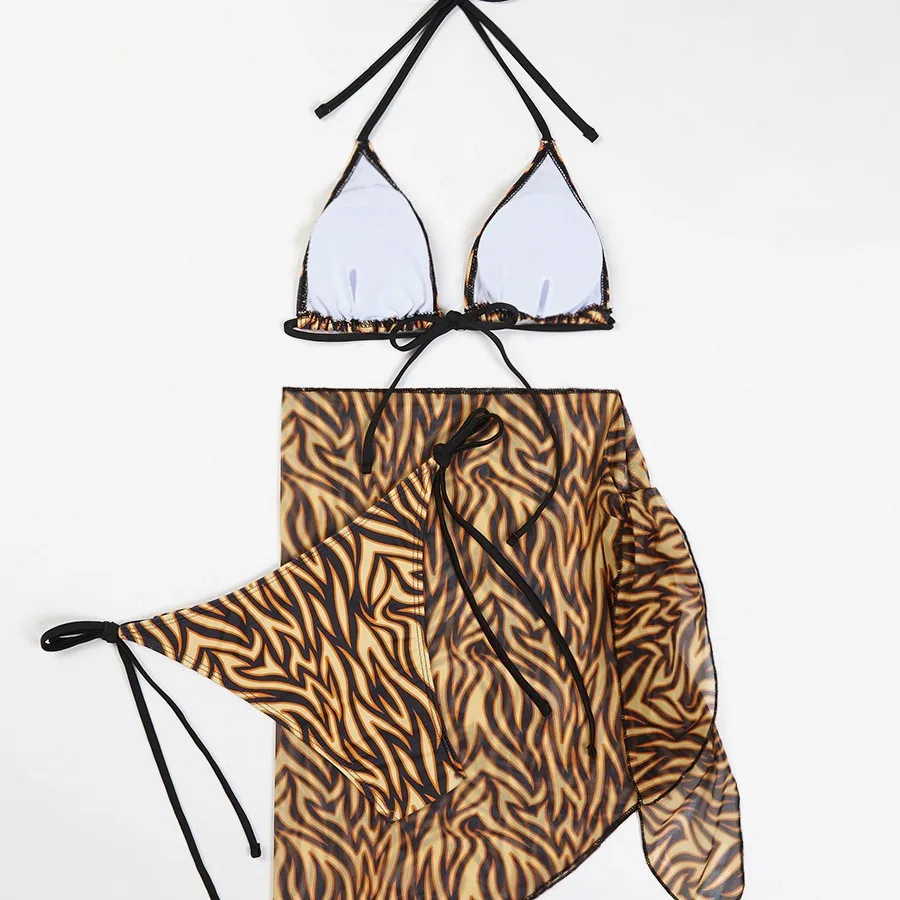 여성용 섹시 수영복 2025 신상 비키니 세트 커버업 포함 브라질리언 비키니 수영복