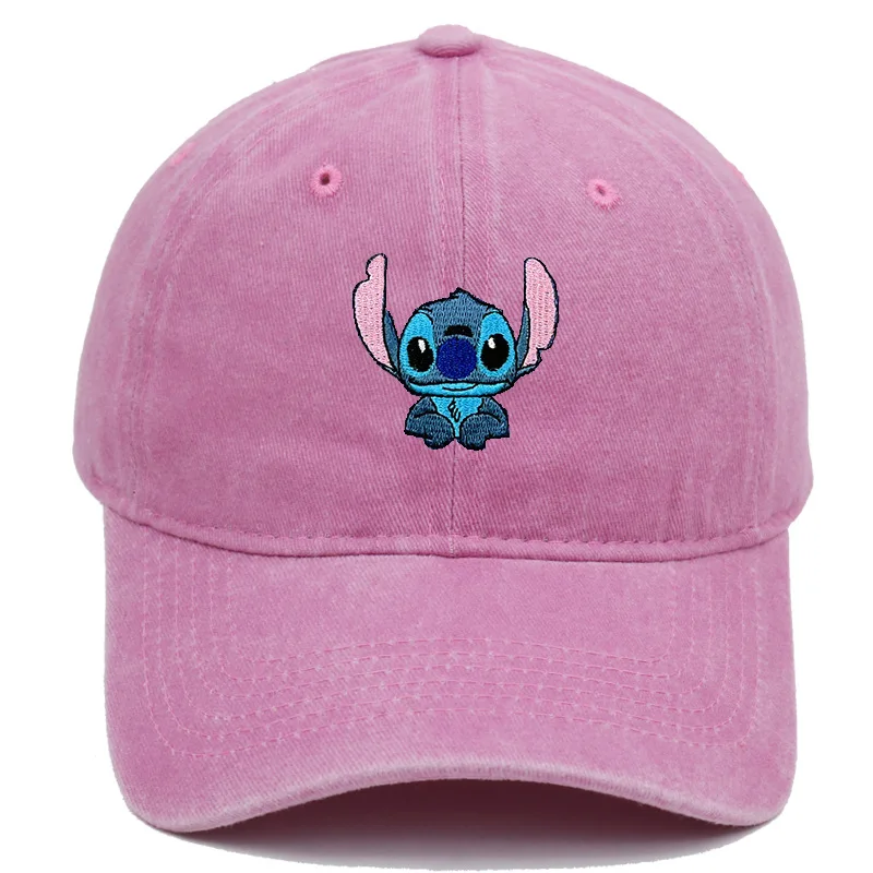 Disney Stitch Baseball Cap Adjustable Visor Hat Men Women Breathable Casual Cap Unisex