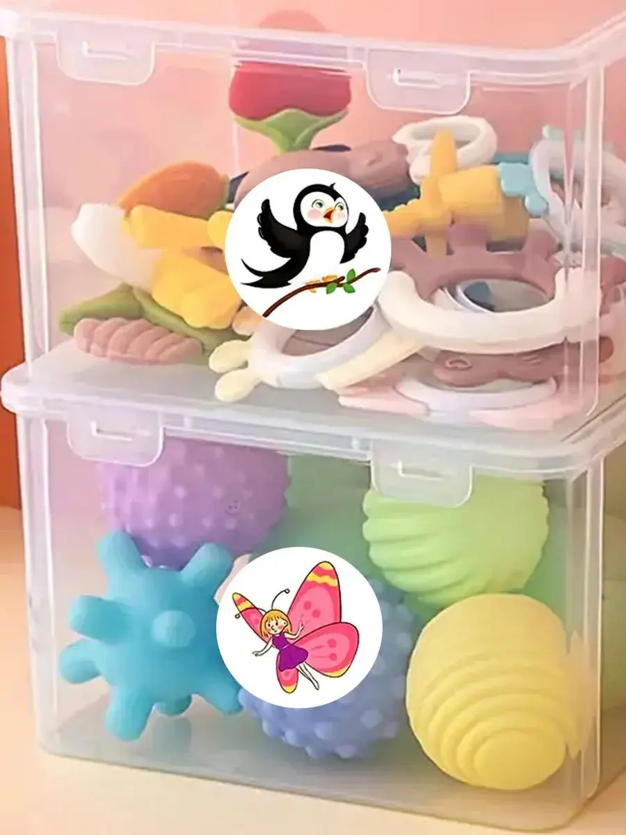 500 stuks/rol schattige insect motiverende beloningsstickers - zegellabels voor kinderen, zelfklevend rond bulkpakket - afbeelding 2