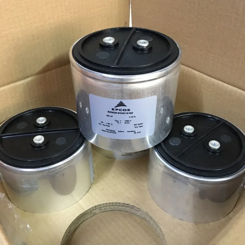 EPCOS B25620‑S1457‑K102 DC‑Link Film Capacitor 450uF 1200V High Voltage Filter Capacitor Inverter Frequency Converter 1PCS