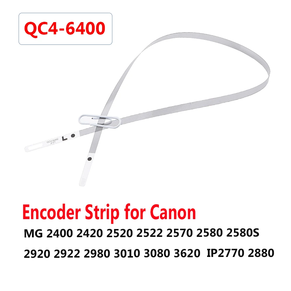 Encoder Strip QC4-6400 for Canon MG 2400 2420 2520 2522 2570 TS3100 3120 3122 208 3180 3380 308 E00 E410 E468 E408 E478