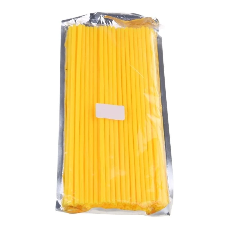 72Pcs 24cm Motorcycle Wheel Spoke Protectors Wrap Skin Trim Cover Pipe
