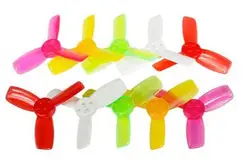 4 pairs of Kingkong 2345 2.3inch 58mm PC 3-blade Propeller 1.5mm shaft PC props for Emax iflight geprc ldarc RC car
