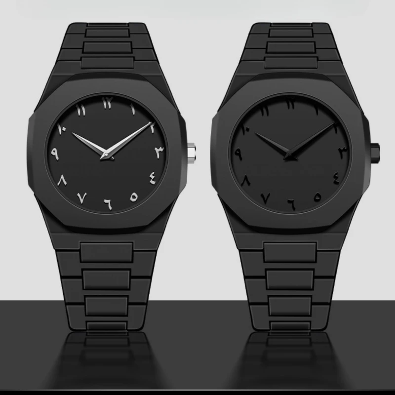 

Роскошные мужские восьмиугольные кварцевые часы, водонепроницаемые минималистичные наручные часы в стиле Y2K, классический дизайн арабских цифр