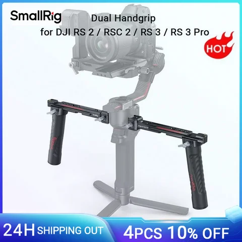 Smallig alça ajustável estilingue alça dupla para dji rs3/rs3 pro/rs4 pro cardan estabilizador portátil acessórios de montagem do monitor