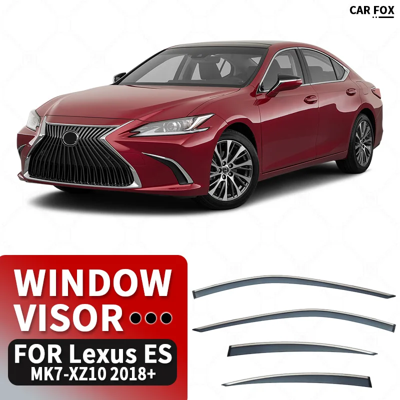 

For Lexus ES 2002-2018+ Car Window Visor Awning Shelters Windshield Side Window Rain Sun Shade Auto Accessories