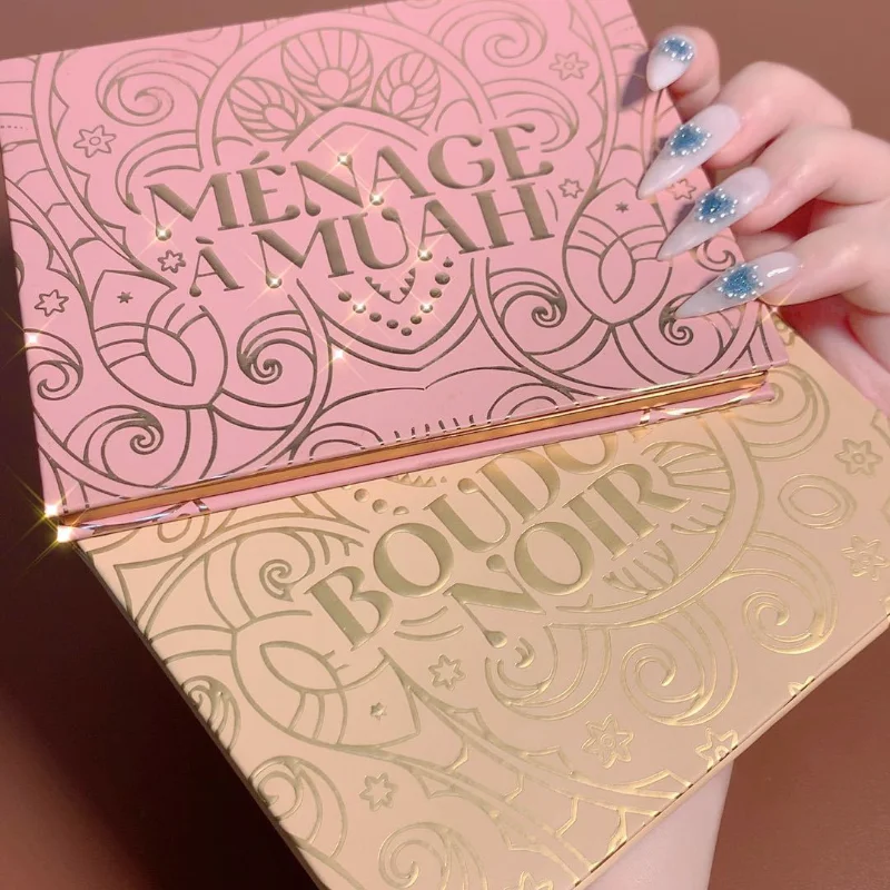 →이Paleta de sombras de ojos de 12 colores Paletas de sombras de ojos Ilumina los ojos Cosméticos Mujeres Belleza Sombra de ojos Maquillaje de ojos Тени 