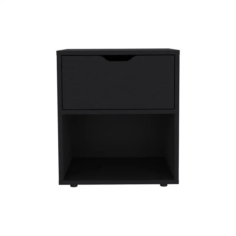 Schwarzer Nachttisch für Schlafzimmermöbel
