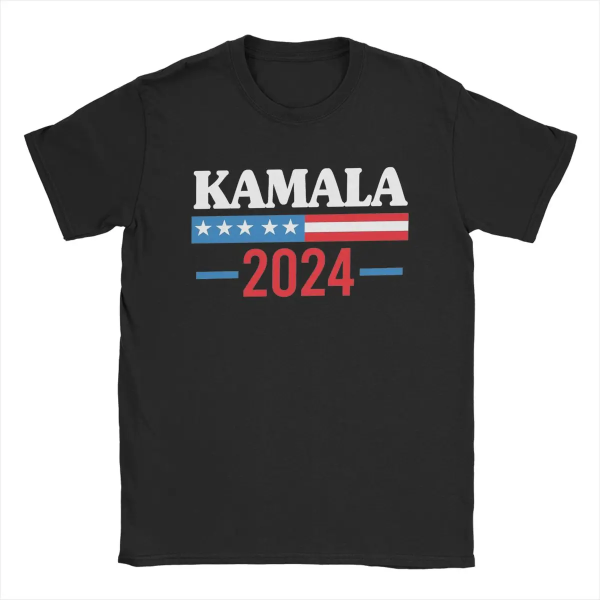 Kamala Harris เสื้อยืดเสื้อยืดคอกลมประธานาธิบดีหญิงชาย2024เสื้อยืดอารมณ์ขันแขนสั้นผ้าคอตตอนแท้ไซส์ใหญ่