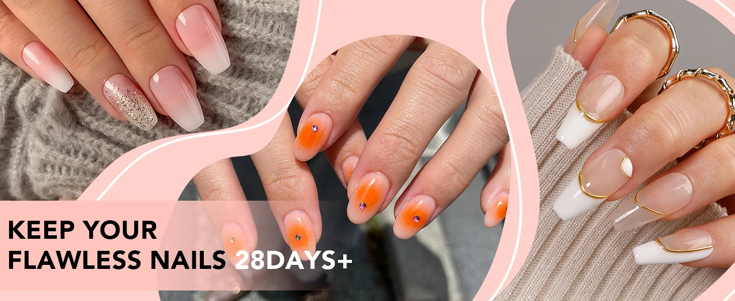 Makart fester Nagel gel kleber für weiche Gel nagels pitzen klare Acryl nagels pitzen fester Gel nagel kleber zum Drücken auf Nägel künstliche Nägel – Detail 11