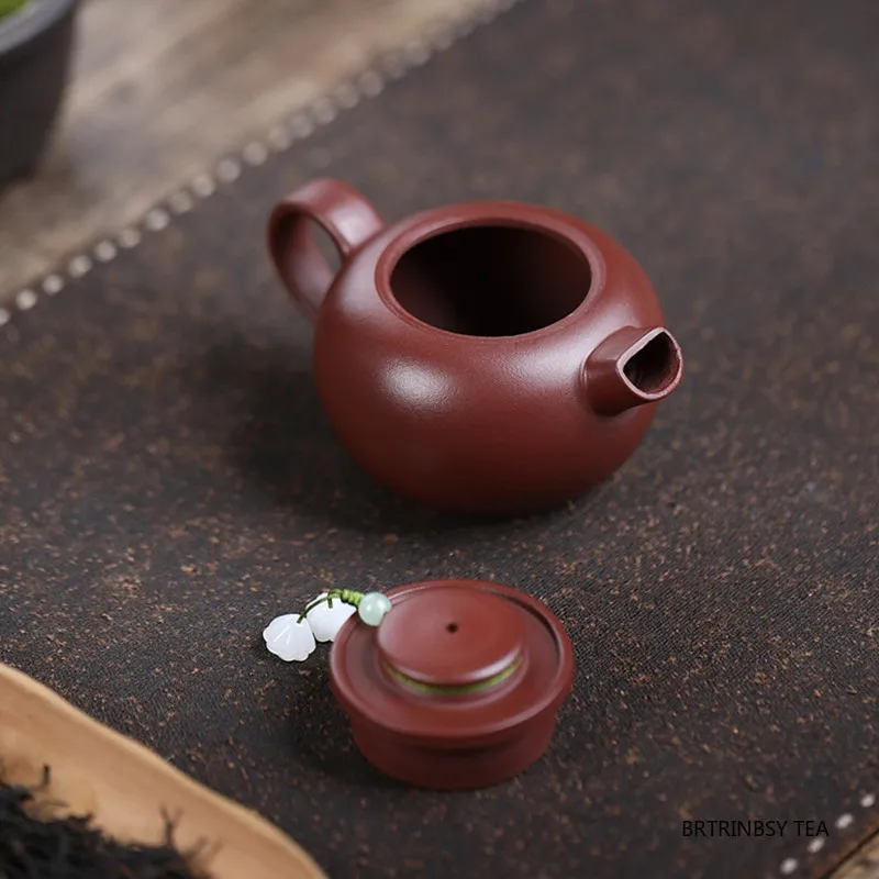 Chinese Yixing Purple Clay Teapot Beauty Tea Infuser Kettle Vintage Household Handmade Tea Pot Zisha Teaware Tea Set 90ml - view 4