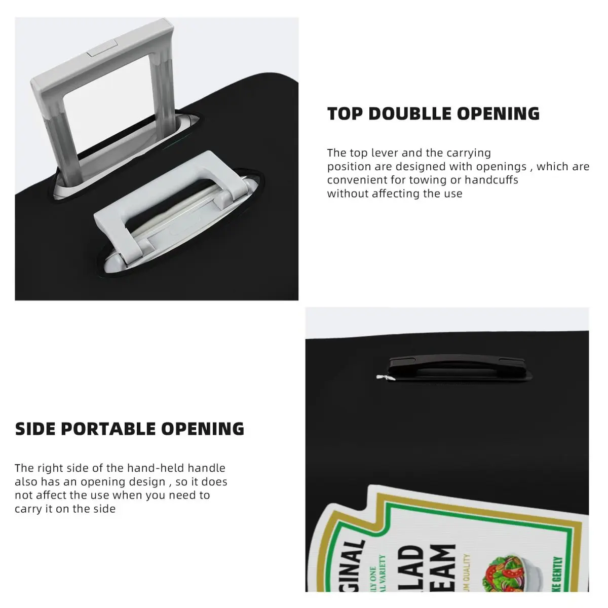 سلطة كريم صلصة هالوين زي مطابقة الكاتشب الخردل مايو غطاء الغبار برهان غطاء حقيبة حامي صالح 18-32 بوصة