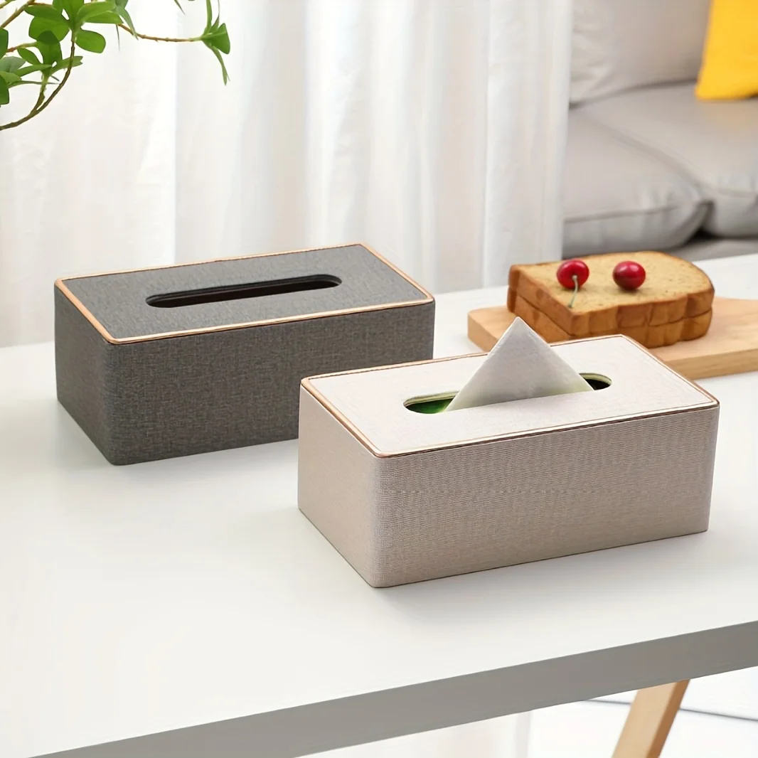 

1pc, Tissue Box, Light Luxury Daily Use Desktop Suitable For Bedroom, Living Room And Car, Decoration