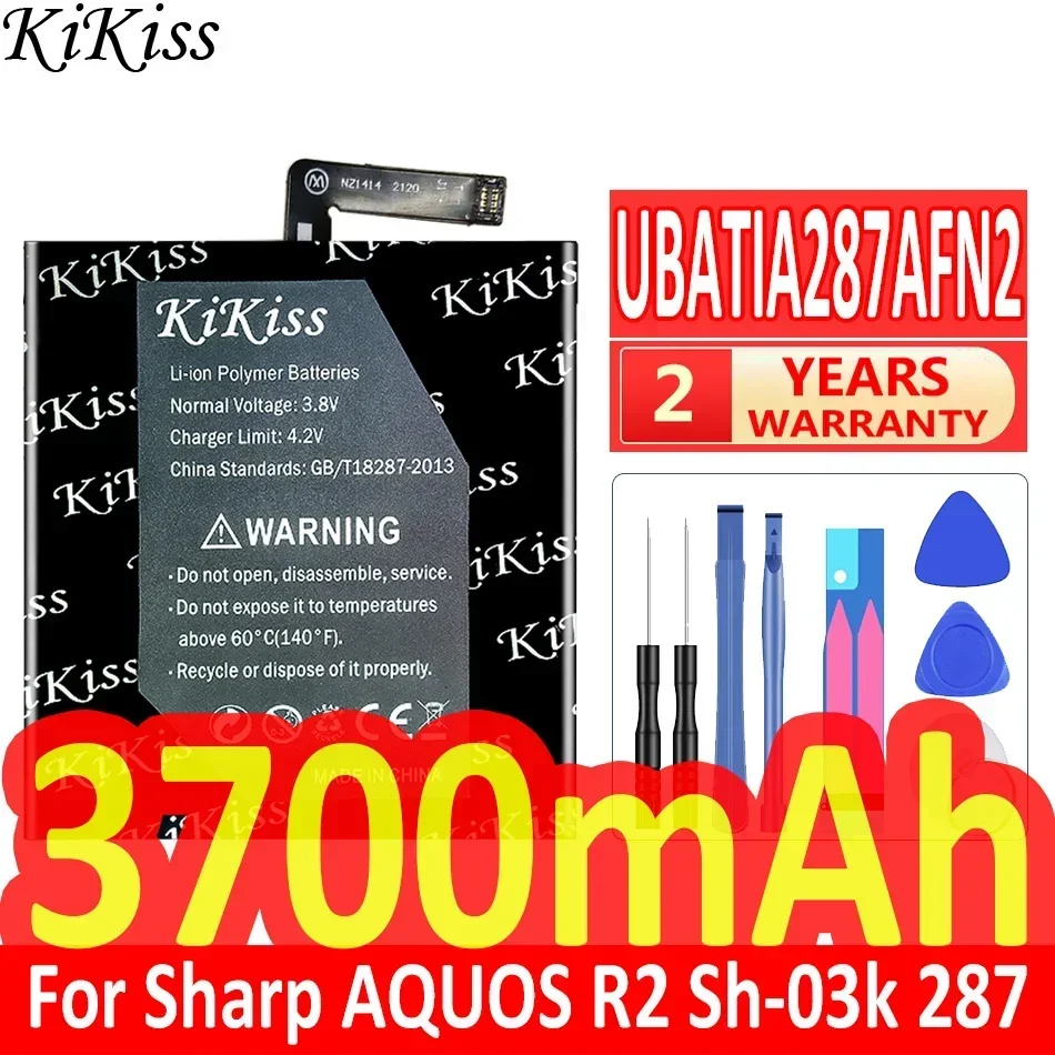 

Аккумулятор KiKiss 3700 мАч UBATIA287AFN2 для Sharp AQUOS R2 Sh-03k 287