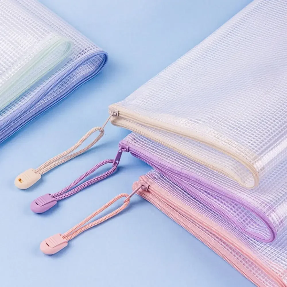 5PCS A4 File Folders Versatile Organize Artifacts File Contract Folders Portable PVC Test Paper Storage Tool