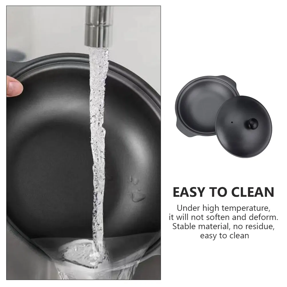 

Casserole Dish Lid Iron Cooking Pot Multifunctional Stew Pot Evenly Heated Reliable Home Kitchen Use Iron Casserole
