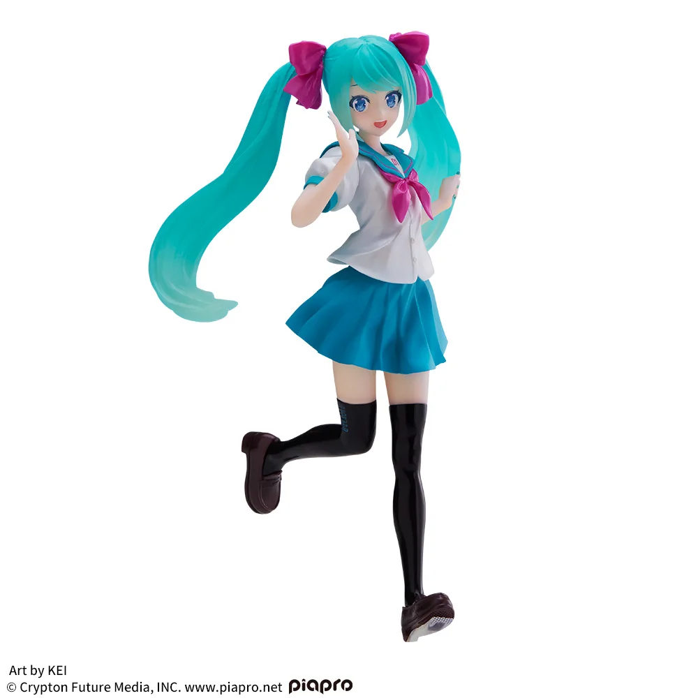 Hatsune luminosa série Miku Sega, 16 ° Aniversário, Kei Ver, presente original da figura, 18cm, genuíno, em stock