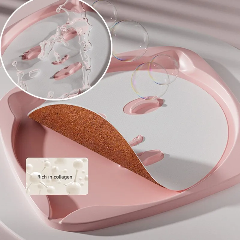 2 قطعة قناع الوجه المحمول لوحة قناع واضح قابلة لإعادة الاستخدام قناع قالب صينية DIY أداة ماكياج Beautykeup مجموعة أداة العناية بالبشرة #1