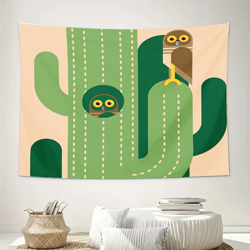 Boho Tapestry Wall Hanging Nature Forest Tree Art Hippie Room Decor Aesthetic Wall Decor Dorm Room Bedroom Living Room Scenic Ba