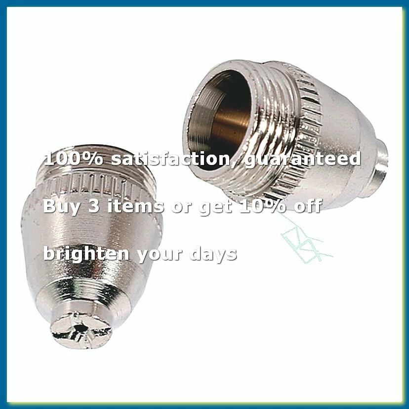 ●100Pcs Plasma Cutter Consumable Nozzles Tips Electrodes Cutting Burner Consumables Kit Suit for AG60 WSD60 SG55-ABFB