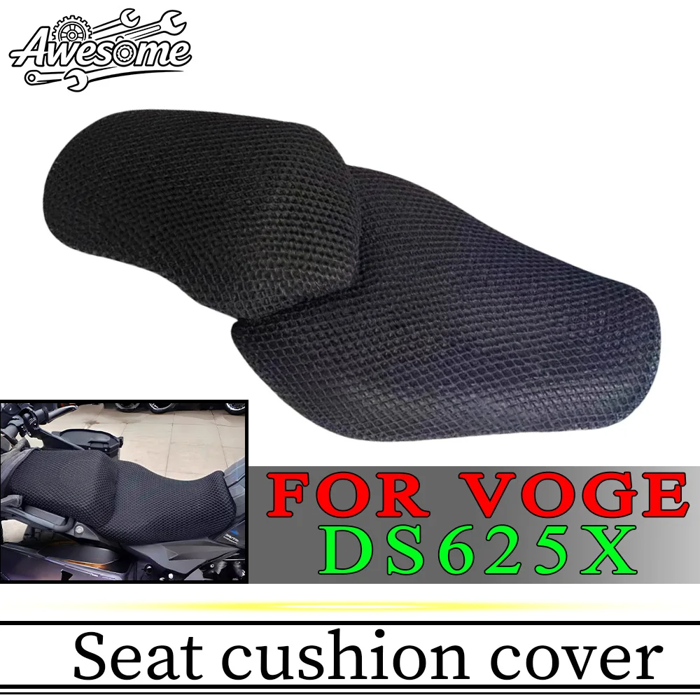 Seat cushion cover for VOGE DS625X CU250 CU525 CU625 DS525X honeycomb mesh breathable for ds625x cu250 cu525 cu625 ds525x
