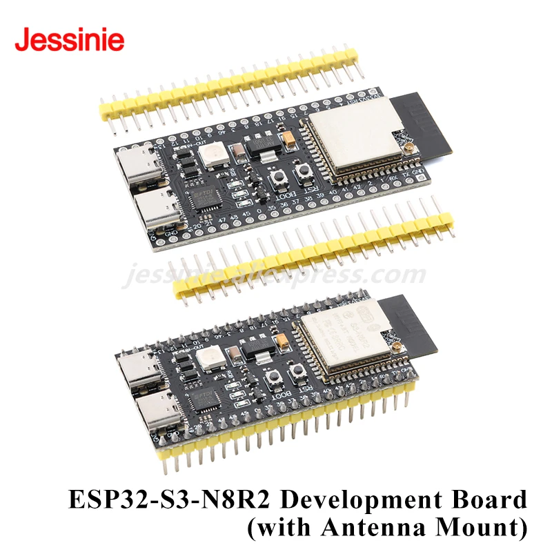 ESP32-S3-N8R2 Development Board with Antenna Mount Wireless Wi-Fi Ble 5.0 Dual-Core 32-bit MCU Module Bluetooth-compatible