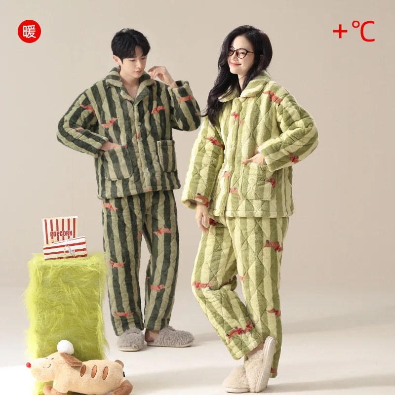 

Милая пижама с собакой таксы, комплект из топа и брюк с лацканами, одежда для дома, одежда для сна с длинными рукавами, зимняя домашняя одежда для взрослых, сохраняет тепло, 2025 г.