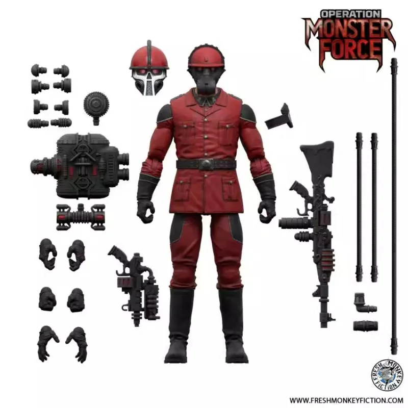 Fresh Monkey 1/12 Eagle Team Monster Power 1 Wave Van Helsing Akatsuki 6 Inches Can Do Action Figures