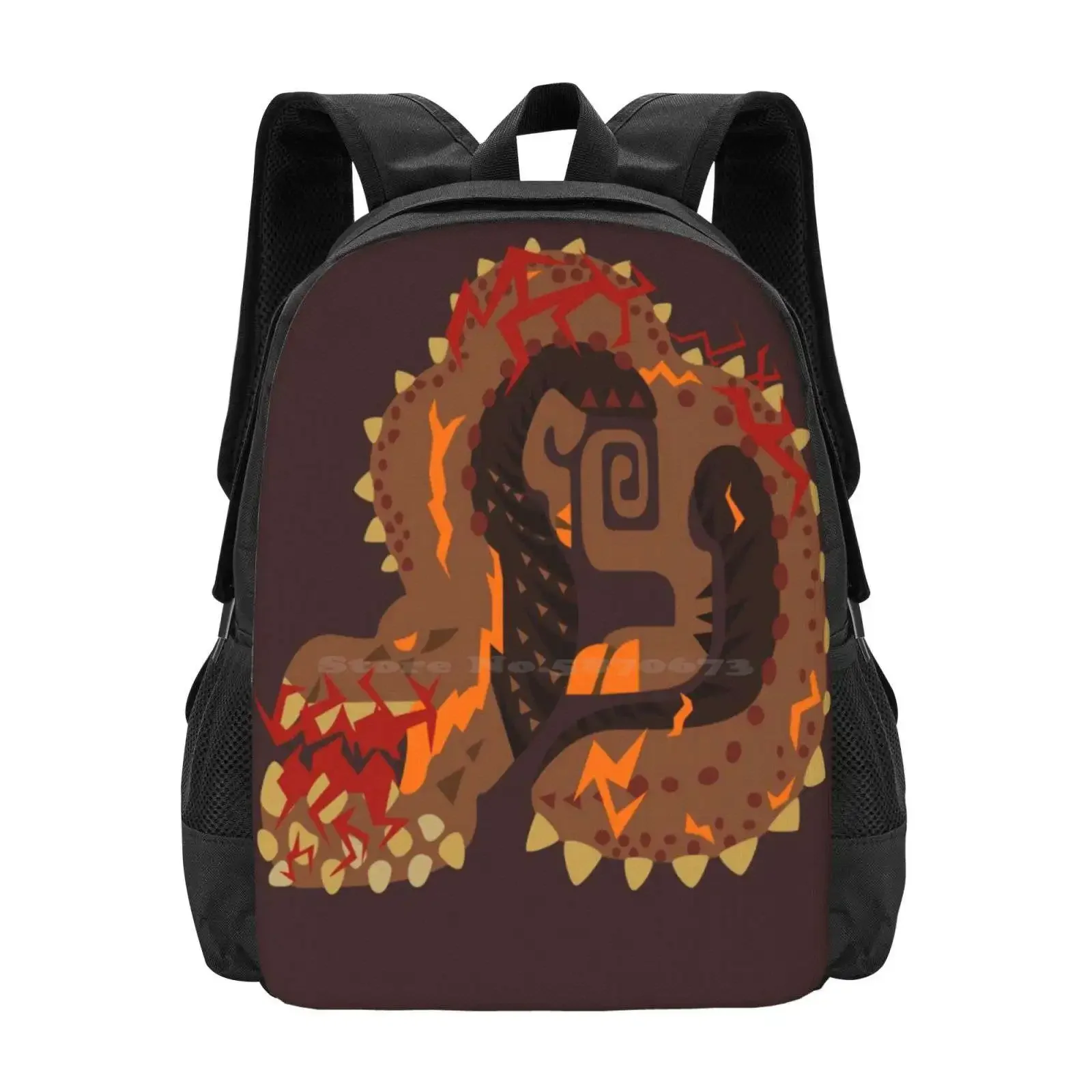 

Savage Deviljho Hot Sale Schoolbag Backpack Fashion Bags Savagae Deviljho World Brute Wyvern