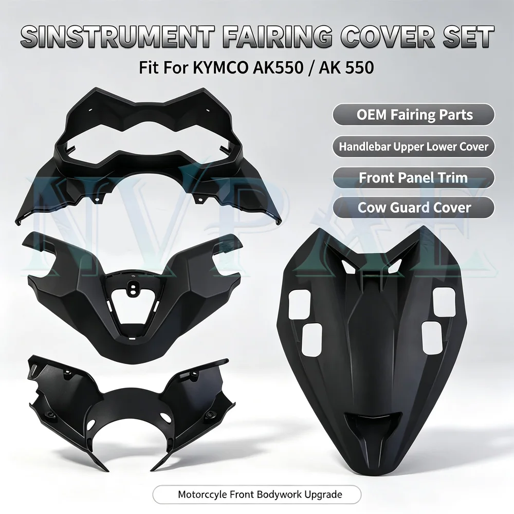 For KYMCO AK550 AK 550 Fairing Parts Handlebar Upper Lower Cover Front Panel Trim Cowl Guard Cover Motorcycle Front Bodywork