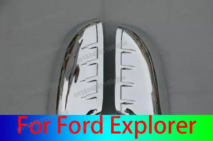 

For Ford Explorer 2011 2012 2013 2014 Car Rearview Mirror Cover ABS Chrome Decorative Shell for Reversing Mirror