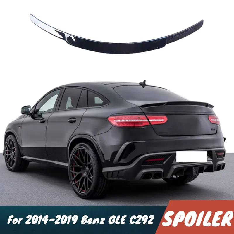 

For 2014-2019 Mercedes Benz GLE C292 Coupe Car Rear Trunk Lid Carbon Fibe/FRP MateriaI Spoiler Exterior Tuning Accessories Part