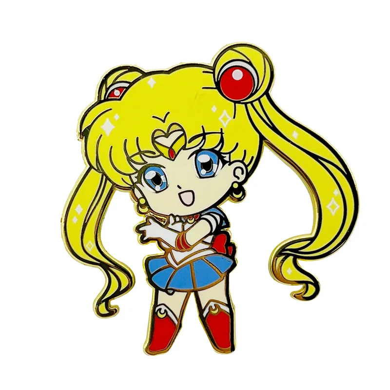 Imagem -05 - Japonês Anime Menina Maleta Emblemas Manga Esmalte Pinos Broches para Roupas Lapela Pinos para Mochila Jóias Acessórios A2308