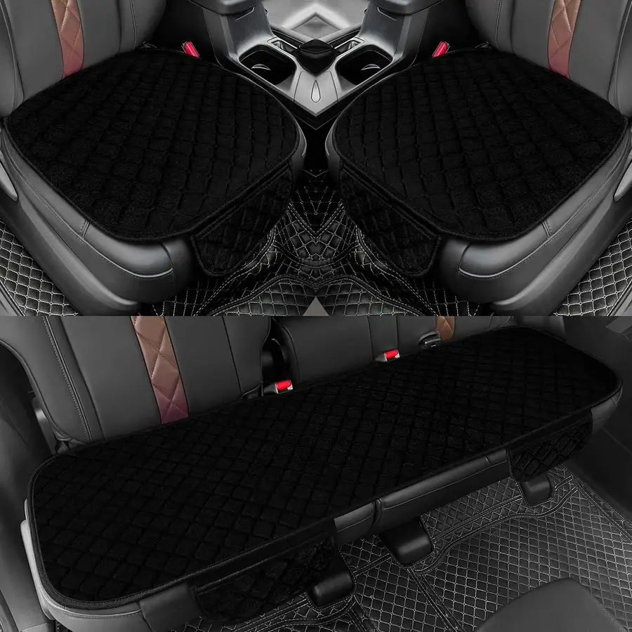 

Car Seat Covers Universal Seat Covers for Car Accessories with Storage Pockets, Car Front Seat Covers and Rear Bench Coverfor Au