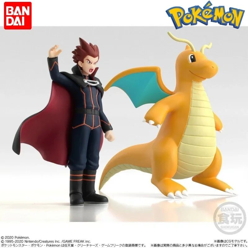 

Bandai Original Scale World POKEMON Kanto Region Lance Dragonite Anime Figures Toys Collectible Model Ornaments Gifts