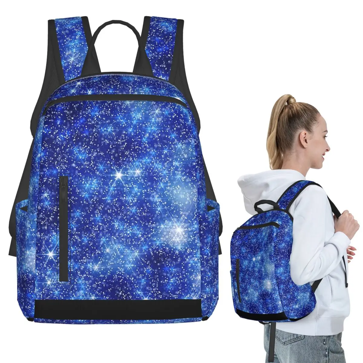 Space Galaxy Constellation (9) Backpack Student BookBag Boys Girls School Bag Laptop Shoulder Bags Men Women