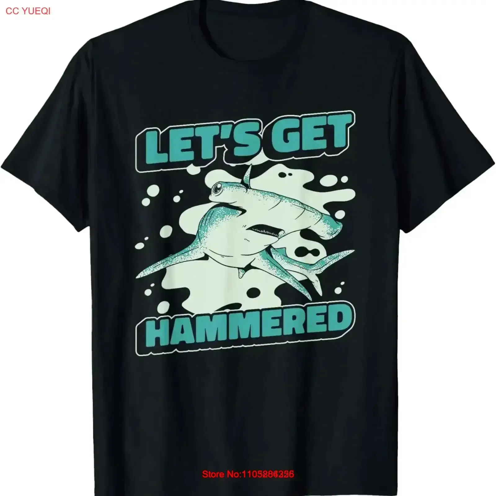 Hammerhead Shark Hammer Fish T Shirt vintage Washed Stylish Casual Versatile streetwear Top For Everyday Wear Comfortable