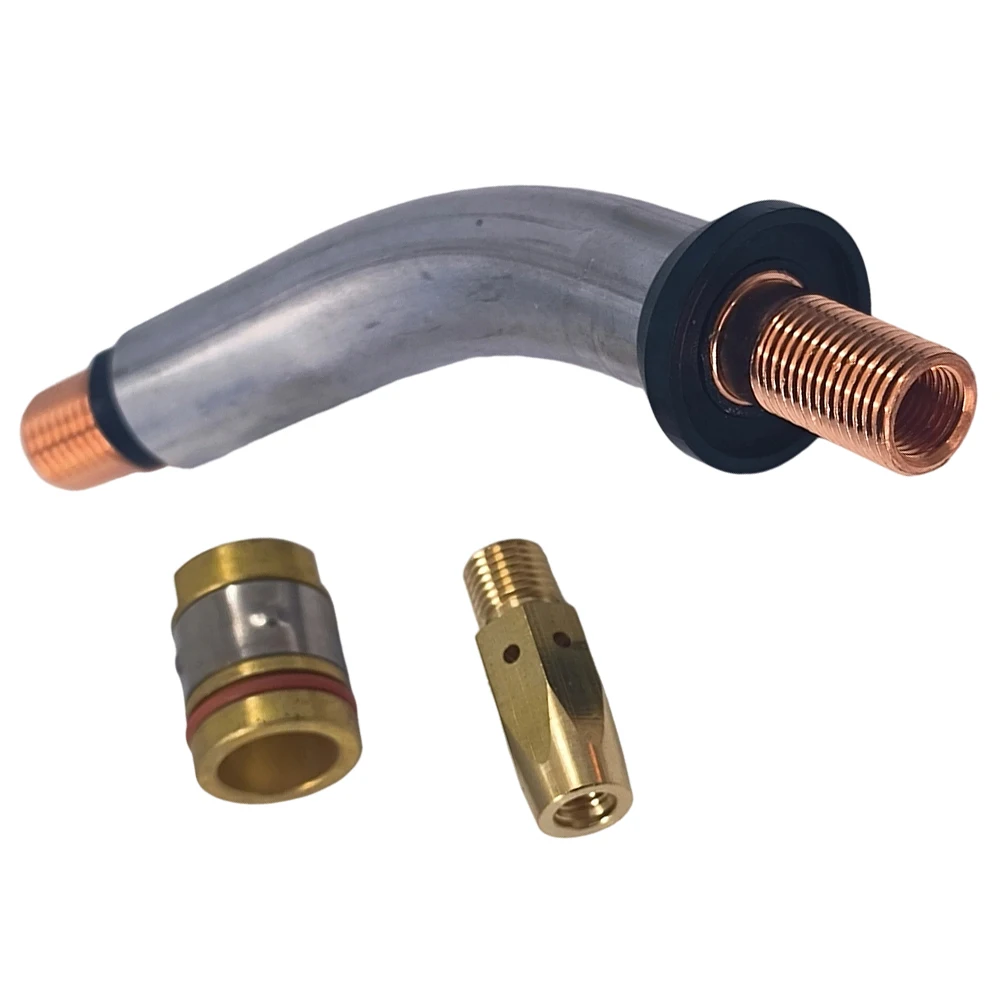 Swan-neck Conductor MIG Torch Metal Sheath Metal Casing Heat Dissipation MIG Welding Torch Accessory Welding Nozzle