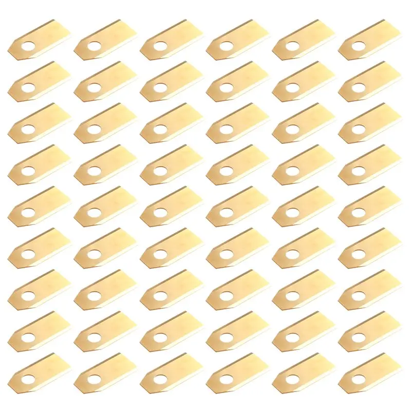 

A25F-Replacement Blades 54PCS For ECOVACS GOAT Robotic Lawn Mower With Screws Included Gold